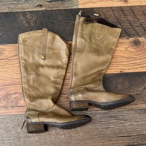 Sam Edelman Olive Green Penny 2 Riding Boots